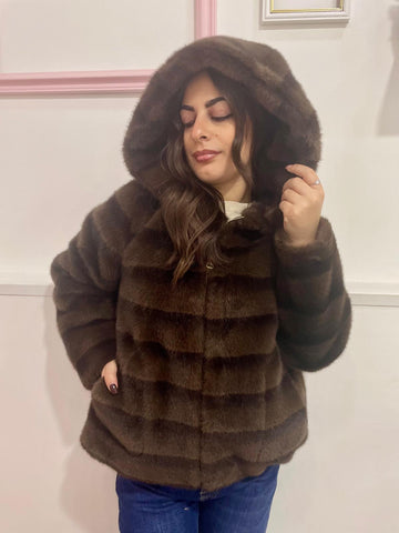 Ecopelliccia reversibile