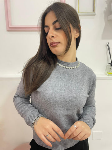 Maglioncino con strass