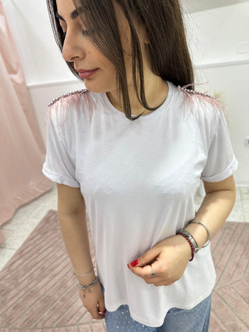 T-shirt piume exsy