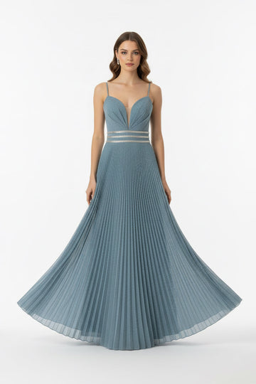 Abito lurex con cinturina Antille elegance