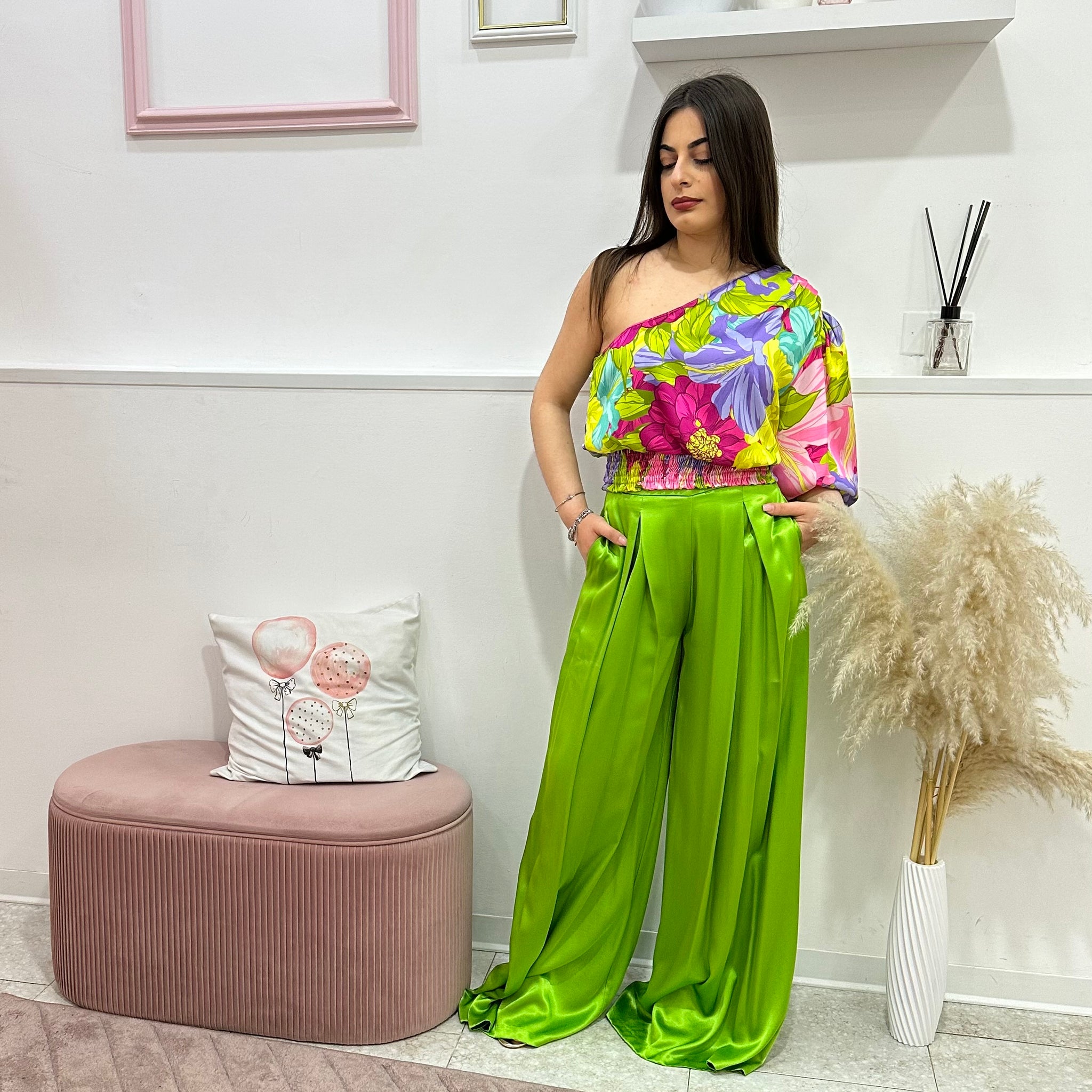 PANTALONE SETA PALAZZO PDK Woman