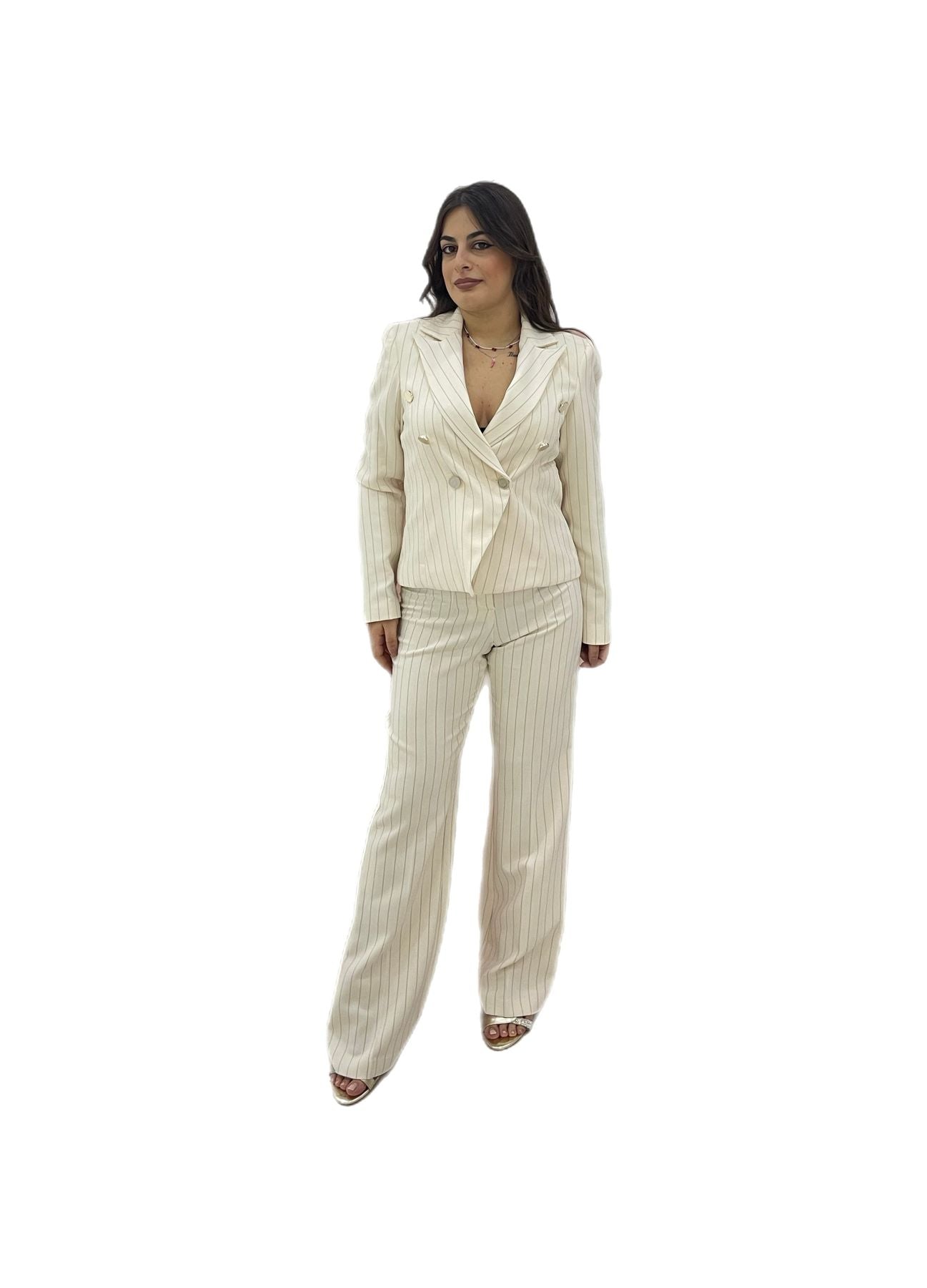 Tailleur gessato Sarah Chole