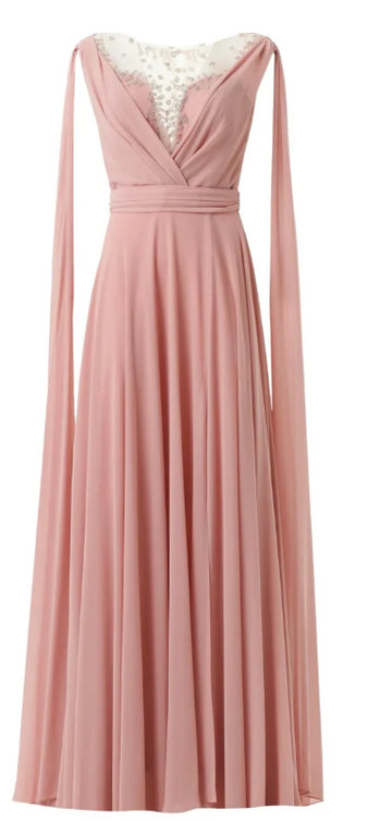 Abito con stola a manica taglia comoda Antille elegance